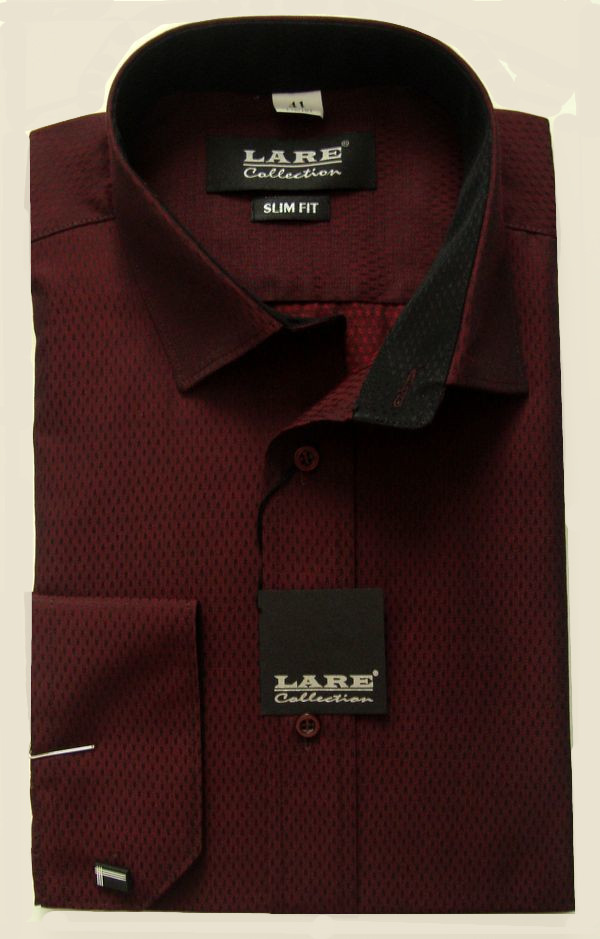 Jednobarevné košile - DLOUHÝ rukáv - SLIM FIT a REGULAR FIT-THOMAS T204