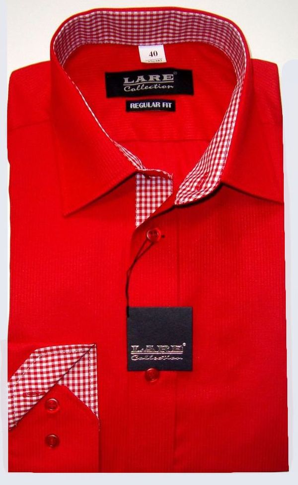 Pánské košile VZOR - DLOUHÝ rukáv - REGULAR FIT a SLIM FIT THOMAS T67