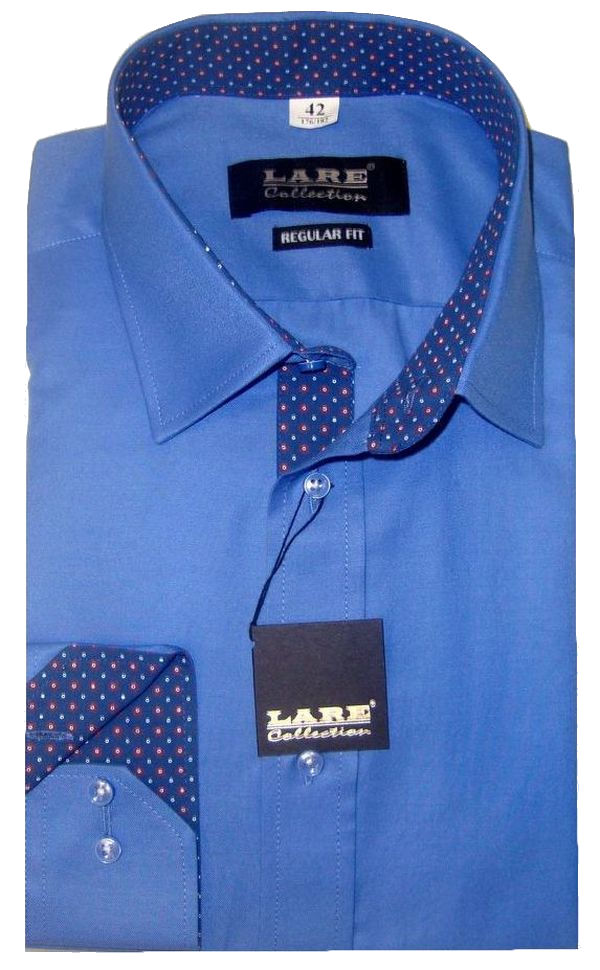 Jednobarevné košile - DLOUHÝ rukáv - SLIM FIT a REGULAR FIT-THOMAS T187