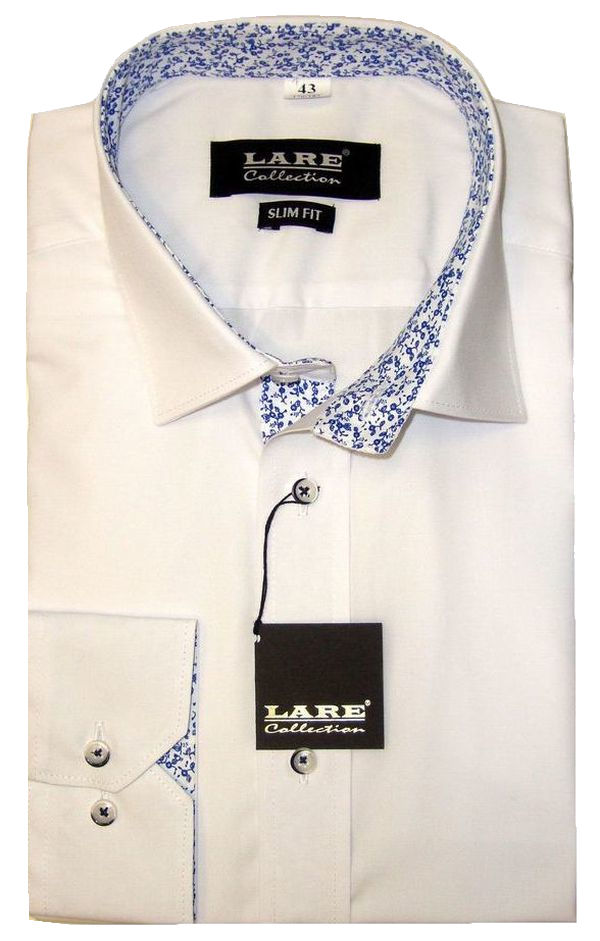 Jednobarevné košile - DLOUHÝ rukáv - SLIM FIT a REGULAR FIT-THOMAS T202