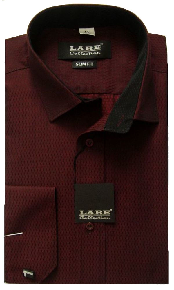 Jednobarevné košile - DLOUHÝ rukáv - SLIM FIT a REGULAR FIT-THOMAS T204